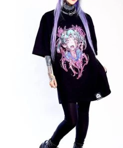 INVASION CLUB Mens Clothing Phage-Chan [Black] | T-SHIRT -VERA’S EYECANDY Shop 902551AE 11EC 4E35 A6C4 5EFC13DA76DB fd650387 9198 4449 9ffc 3833f1baaaa0 700x700