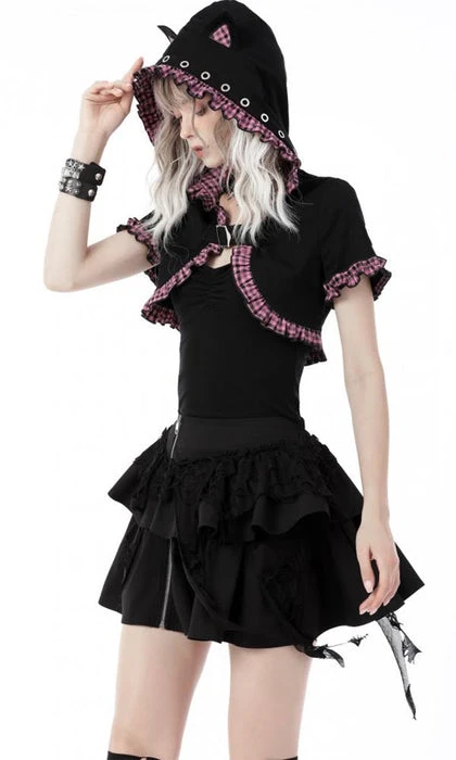 Mesmerise | CROPPED HOODIE DARK IN LOVE Cats Mesmerise | CROPPED HOODIE -VERA’S EYECANDY Shop BW105 8 99c7dd5f dccd 4639 a49c