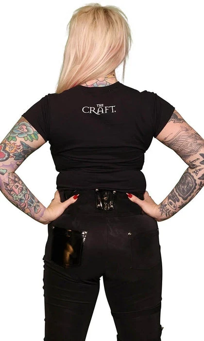 BESERK X THE CRAFT Halloween The Craft: Light As A Feather | FITTED T-SHIRT - Image 7