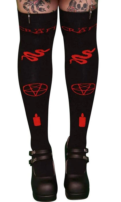 BESERK X THE CRAFT Halloween The Craft Symbols | KNEE HIGH SOCKS - Image 4