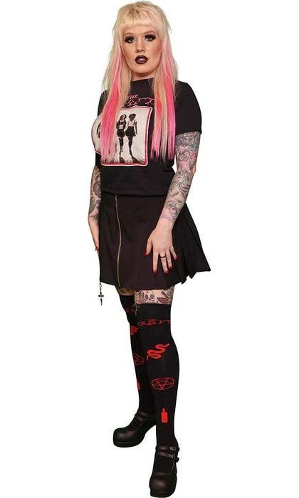 BESERK X THE CRAFT Halloween The Craft Symbols | KNEE HIGH SOCKS - Image 5