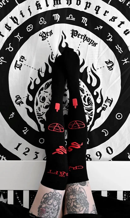 BESERK X THE CRAFT Halloween The Craft Symbols | KNEE HIGH SOCKS