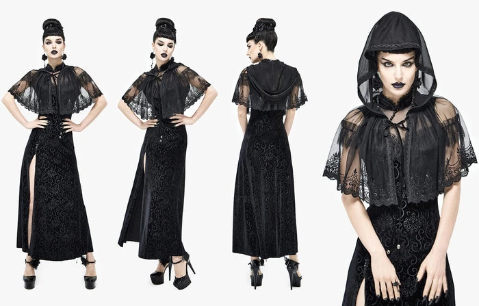 DEVIL FASHION All Void Century | HOODED CAPELET - Image 13