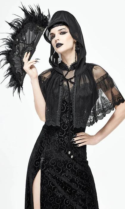 DEVIL FASHION All Void Century | HOODED CAPELET - Image 5