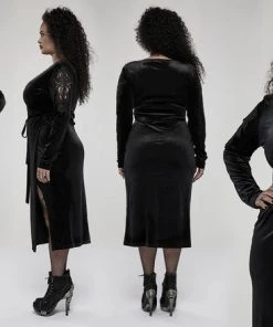 PUNK RAVE All Cunning | VELVET DRESS [PLUS SIZE] -VERA’S EYECANDY Shop DQ 583LQF 15 cb9241d3 3094 445b 8735 80358ef2249c 700x700