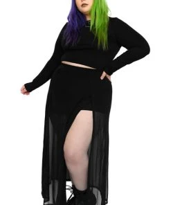 FOXBLOOD All Darla [Mesh] | MAXI SKIRT