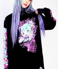 INVASION CLUB Kawaii Decomposition [Black] | LONG SLEEVE TEE -VERA’S EYECANDY Shop E4FC8D31 C7CC 45EC AF02 08C622442F78 e52abc12 57c8 40e9 b302 79d1ce9b8bcc 700x700