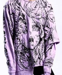 INVASION CLUB Anime & Manga Conjugation [Lavender] | PULLOVER -VERA’S EYECANDY Shop IMG 9097 700x700