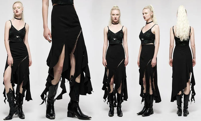 Nightshade | DISTRESSED SKIRT PUNK RAVE All Nightshade | DISTRESSED SKIRT -VERA’S EYECANDY Shop OQ 004BQF 14 2d5fb438 8471 4b0b 933d