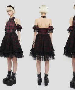 DEVIL FASHION Punky Colour Dark Garnet | DRESS* 19 DEVIL FASHION Punky Colour Dark Garnet | DRESS* -VERA’S EYECANDY Shop SKT143 18 e1c51a42 194a 4b4c bddc afb846c11496 700x700