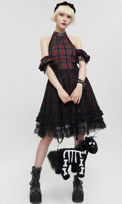 Dark Garnet | DRESS* DEVIL FASHION Punky Colour Dark Garnet | DRESS* -VERA’S EYECANDY Shop SKT143 2 6056f28d 78f1 4ed7 b7a1