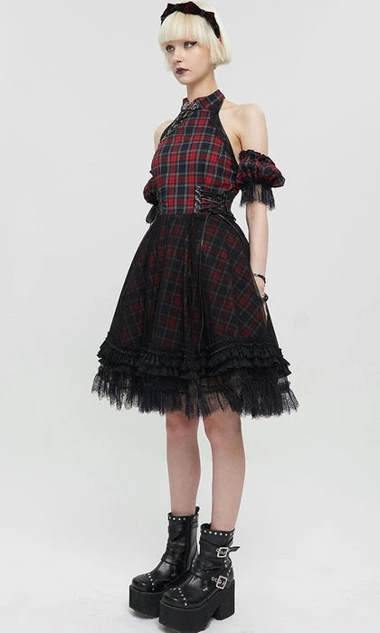 Dark Garnet | DRESS* DEVIL FASHION Punky Colour Dark Garnet | DRESS* -VERA’S EYECANDY Shop SKT143 5 64d9f2ef 77f1 4daf 90bd