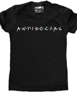 AKUMU INK All Antisocial | FITTED T-SHIRT