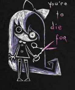 AKUMU INK Mens Clothing You're To Die For | T-SHIRT -VERA’S EYECANDY Shop akumu ink youre to die for t shirt 3 700x700