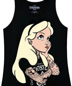 TWISTED Alice In Wonderland Rebel Tattoo | TANK TOP