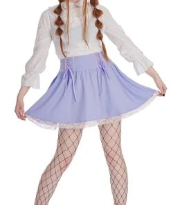 BANNED ALTERNATIVE Kawaii Sakura [Lilac] | SKIRT -VERA’S EYECANDY Shop banned alternative sakura lilac skirt 2 700x700