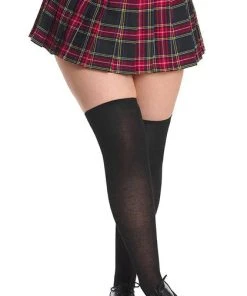 BANNED ALTERNATIVE Grunge Darkdoll [Black Tartan] | MINI SKIRT -VERA’S EYECANDY Shop banned apparel black tartan mini skirt 7 700x700