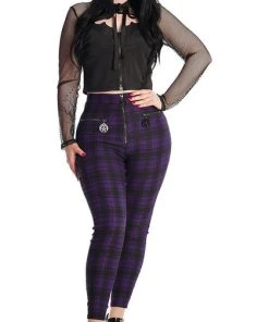BANNED ALTERNATIVE Punky Colour Damien [Purple] | PANTS -VERA’S EYECANDY Shop banned apparel damien purple trousers 2 ee082572 22ec 484b be75 5633c456ceff 700x700