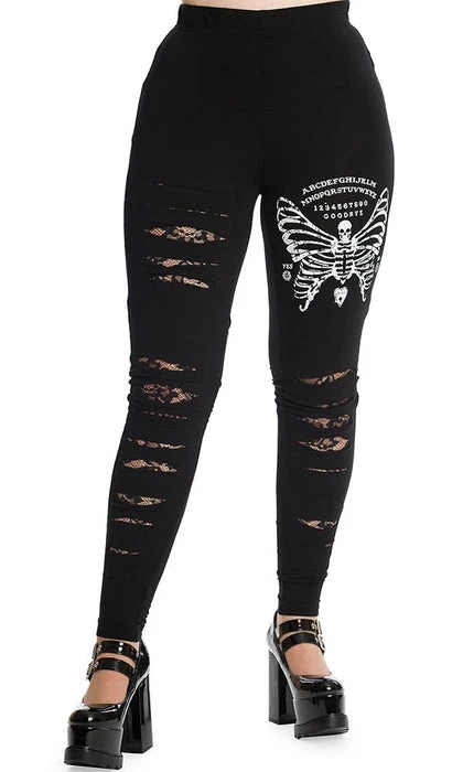BANNED ALTERNATIVE All Skeleton Butterfly | LEGGINGS - Image 4