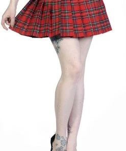 BANNED ALTERNATIVE Punky Colour Darkdoll [Red Tartan] | MINI SKIRT -VERA’S EYECANDY Shop banned apparel red tartan mini skirt 2 f7d5166e 0f35 4357 bb9b d09b56a4278e 700x700