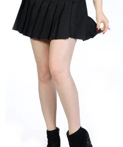 BANNED ALTERNATIVE Pastel Goth Darkdoll [Black] | MINI SKIRT -VERA’S EYECANDY Shop banned apparel sbn 216a blk buckle mini skirt 1 2000x2000 17a7bfc5 7eed 4dba 8b7f 49a4d0e53459 700x700
