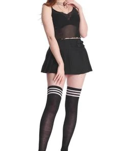 BANNED ALTERNATIVE Pastel Goth Darkdoll [Black] | MINI SKIRT -VERA’S EYECANDY Shop banned apparel sbn 216a blk buckle mini skirt 5 700x700