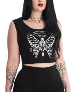 BANNED ALTERNATIVE All Skeleton Butterfly | CROPPED TOP 4 BANNED ALTERNATIVE All Skeleton Butterfly | CROPPED TOP -VERA’S EYECANDY Shop banned apparel skeleton butterfly cropped top 1 140279d1 bd0d 4f87 b6c7 b8cee493ce82 700x700