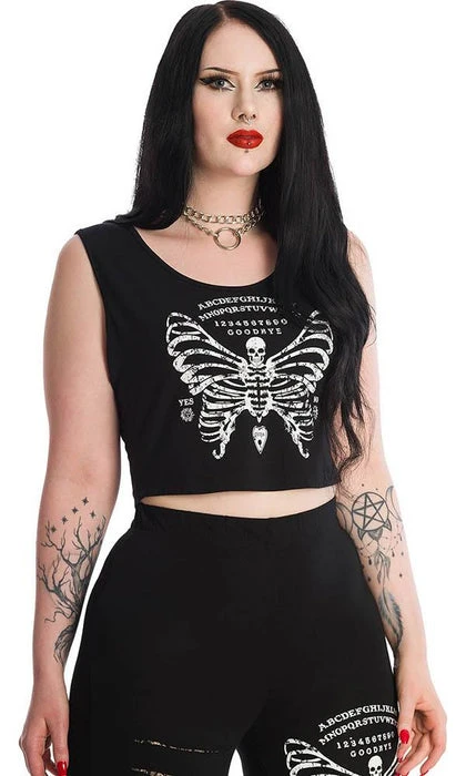 Skeleton Butterfly | CROPPED TOP BANNED ALTERNATIVE All Skeleton Butterfly | CROPPED TOP -VERA’S EYECANDY Shop banned apparel skeleton butterfly cropped top 1 140279d1 bd0d 4f87 b6c7