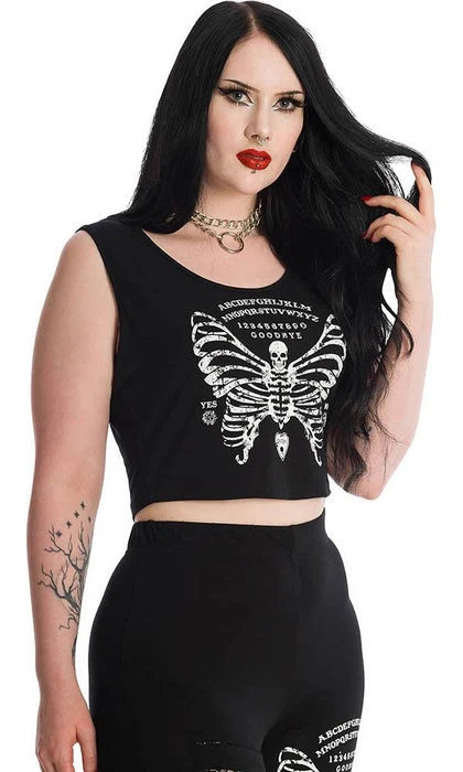 Skeleton Butterfly | CROPPED TOP BANNED ALTERNATIVE All Skeleton Butterfly | CROPPED TOP -VERA’S EYECANDY Shop banned apparel skeleton butterfly cropped top 2 cff6c243 329f 45eb ae1c