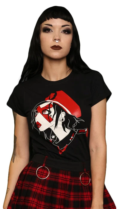 BESERK CLOTHING Mens Clothing Army Of Wonderland | FITTED T-SHIRT* - Image 4