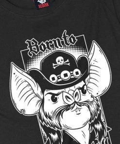 BESERK CLOTHING Bats Born To Raise Hell | STONEDEAF CHARITY FITTED T-SHIRT