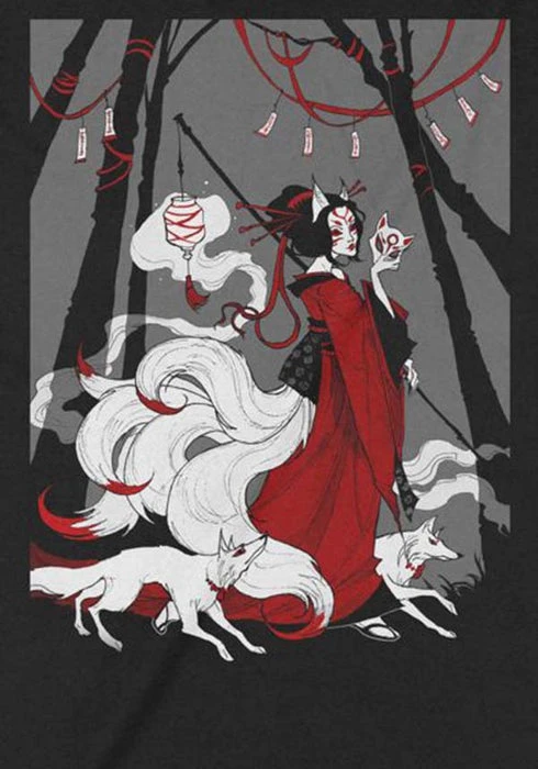 Kitsune Horrors | FITTED T-SHIRT BESERK CLOTHING All Kitsune Horrors | FITTED T-SHIRT -VERA’S EYECANDY Shop beserk kitsune horrors ladies 03 e97788d8 2aac 4f49 99a2