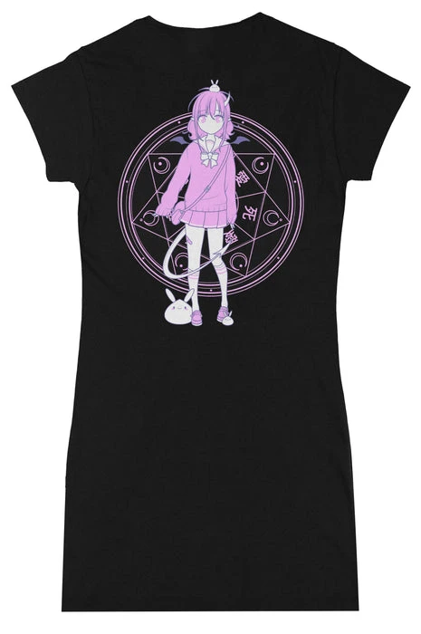 BESERK CLOTHING Anime & Manga Mahou Shoujo | T-SHIRT DRESS - Image 4