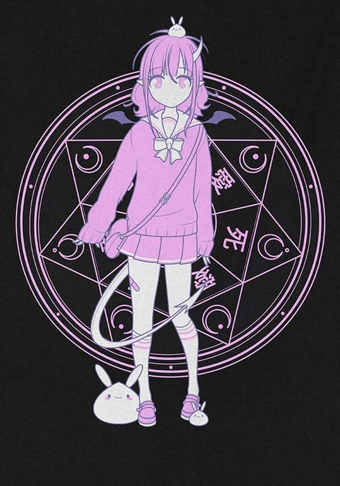 BESERK CLOTHING Anime & Manga Mahou Shoujo | T-SHIRT DRESS - Image 3