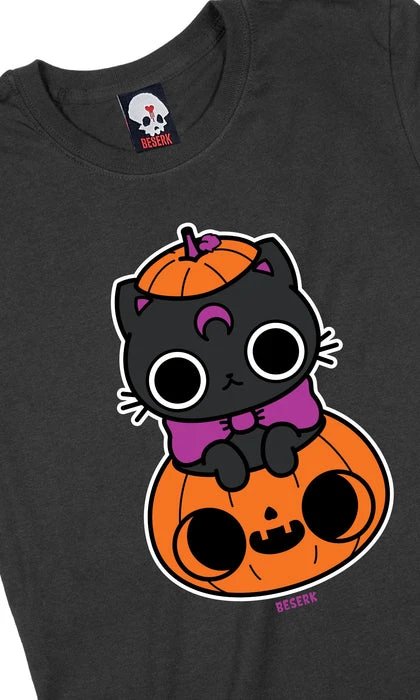 BESERK CLOTHING Cats Pumpkitty | T-SHIRT