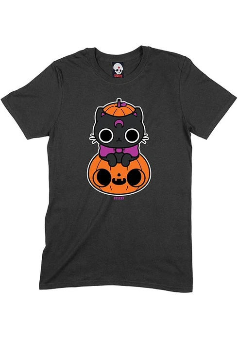 BESERK CLOTHING Cats Pumpkitty | T-SHIRT - Image 2