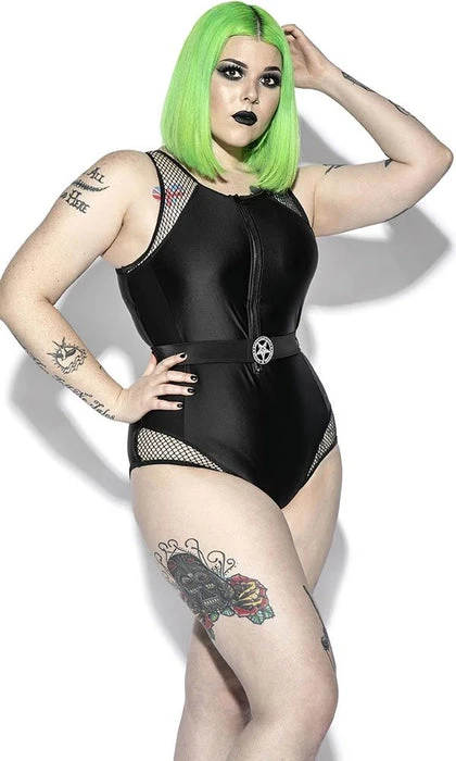 BLACKCRAFT Pentacles & Pentagrams Believe In Yourself | BELTED ONE PIECE - Image 10