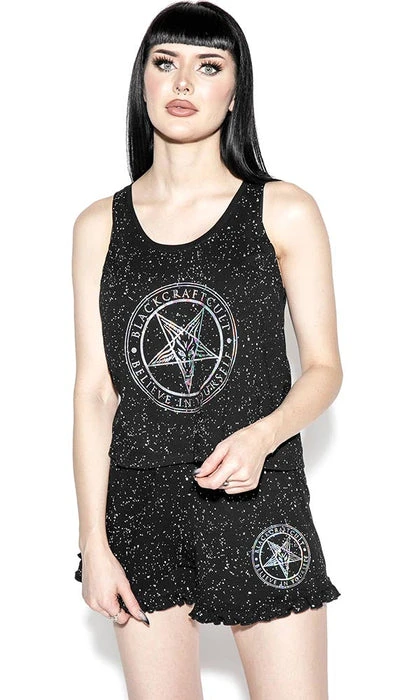 BLACKCRAFT All Believe In Yourself Splatter | SHORT PJ SET 4 BLACKCRAFT All Believe In Yourself Splatter | SHORT PJ SET - Image 2