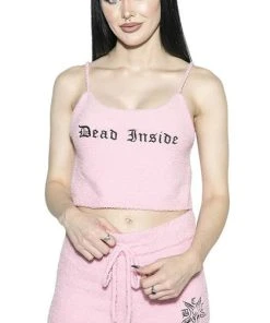 BLACKCRAFT Pastel Goth Dead Inside [Pink] Cozy | LOUNGE SET