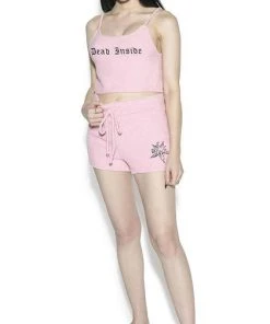 BLACKCRAFT Pastel Goth Dead Inside [Pink] Cozy | LOUNGE SET -VERA’S EYECANDY Shop blackcraft dead inside pink cozy lounge set 3 a33e5243 5bcb 4981 bb42 6b3142f10fbb 700x700