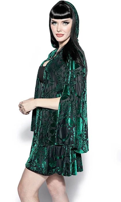 BLACKCRAFT All Green Baroque | VELVET SKIRT - Image 5