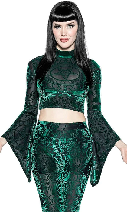 BLACKCRAFT All Green Baroque | VELVET TOP
