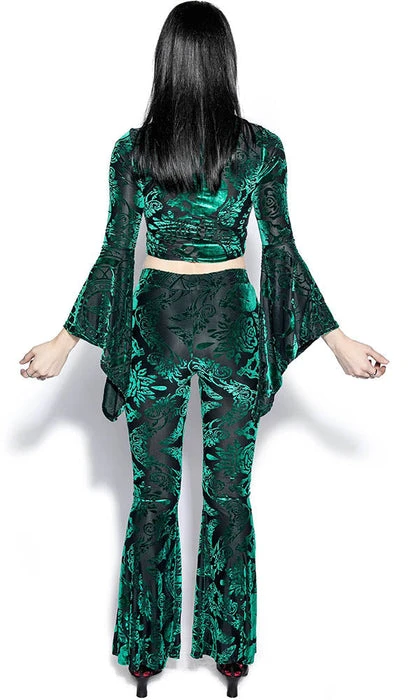 BLACKCRAFT All Green Baroque | VELVET TOP - Image 2
