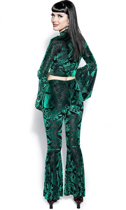 BLACKCRAFT All Green Baroque | VELVET TOP - Image 5