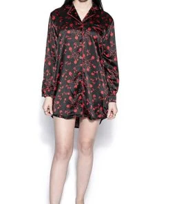 BLACKCRAFT All Pentagram Rose | SILKY PAJAMA DRESS 5 BLACKCRAFT All Pentagram Rose | SILKY PAJAMA DRESS -VERA’S EYECANDY Shop blackcraft pentagram rose silky pajama dress 4 31b87f35 577b 4a6f b6f8 341ffabc8348 700x700