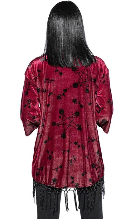 BLACKCRAFT Pentacles & Pentagrams Pentagram Rose Velvet | KIMONO