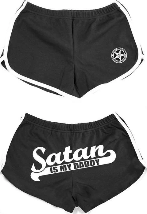 BLACKCRAFT Halloween Satan Is My Daddy | SHORTS - Image 3