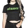 BLACKCRAFT Cyberpunk Sinner [Green] | FLOWY CROP TEE -VERA’S EYECANDY Shop blackcraft sinner green flowy crop tee 1 2856008e e0d5 4df8 9660 9685cc139094 700x700