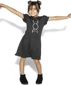 BLACKCRAFT Clothing Triple Moon | TODDLER DRESS -VERA’S EYECANDY Shop blackcraft triple moon toddler dress 2 accac2f6 9a9f 40e9 904b be224cffc122 700x700