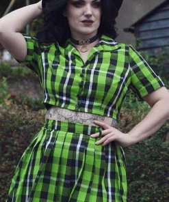 COLLECTIF All Ivy Frogs Breath | CHECK SHIRT 4 COLLECTIF All Ivy Frogs Breath | CHECK SHIRT -VERA’S EYECANDY Shop collectif ivy frogs breath check shirt 3 9084a851 981e 4133 9f9f 9b7dffa31d85 700x700